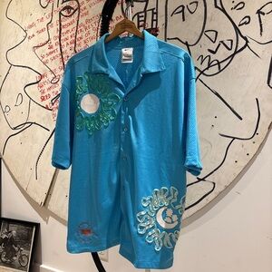 Nike Project Uphoria Dri-Fit Button Up Floral Shirt